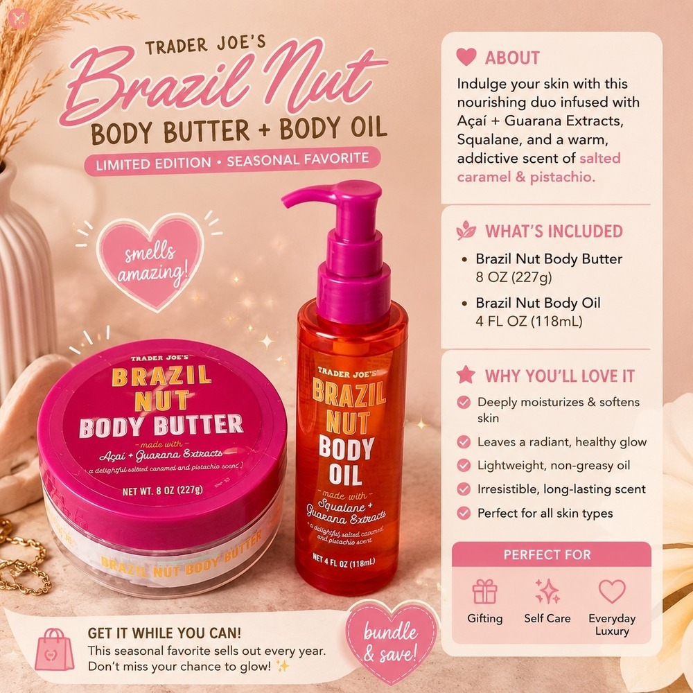 Trader Joe's Brazil Nut Body Care Duo